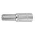 Holex 1/2 inch Drive Socket, 12 pt, Deep, 7/16 inch 642522 7/16